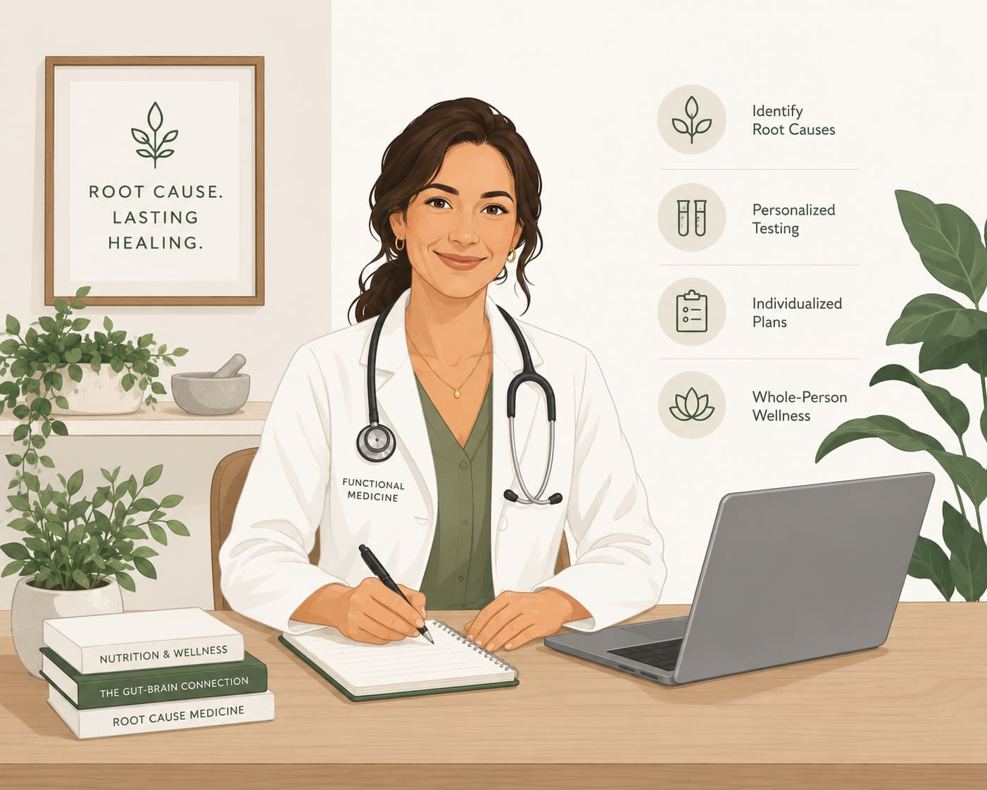 Functional medicine clinic website design